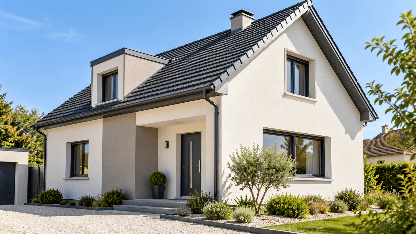 Pavillon rénové avec une façade isolée à Viry-Châtillon