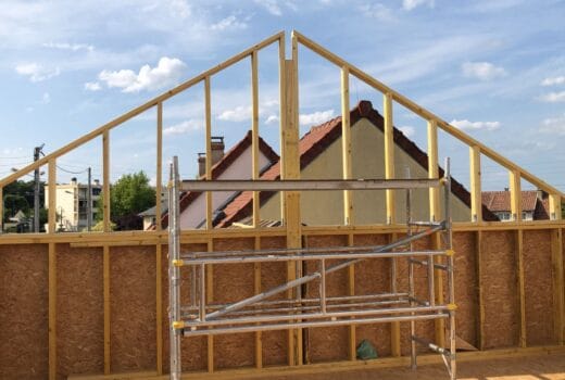 Extension de maison en ossature bois